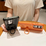 Hidden Kickstand Cooling Magnetic Shockproof Case for Samsung