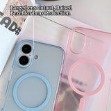 Matte Magnetic Hard PC Case for iPhone