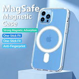 Magnetic Transparent Airbag Protective Phone Case for IPhone