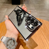 Butterfly Bracket Holder Glitter Phone Case for Samsung