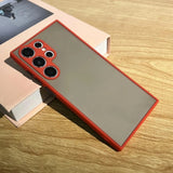 Shockproof Matte Transparent Phone Case for Samsung