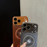 Hollowed-Out Heat-Dissipating Electroplated Magnetic Hard Case for IPhone