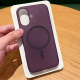 Matte Magnetic Hard PC Case for iPhone