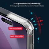 Airbag Shockproof Magnetic Case with Lens Protection for iPhone