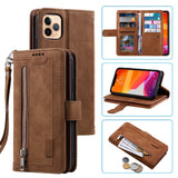 Luxury Wallet Flip Leather Case for iPhone
