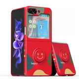 Smiley Liquid Silicone Kickstand Case for Samsung