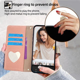 Fashion Leather Wallet Case with Lanyard for iPhone