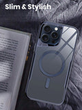 Magnetic Plating Soft Rubber Frame Phone Case For iPhone