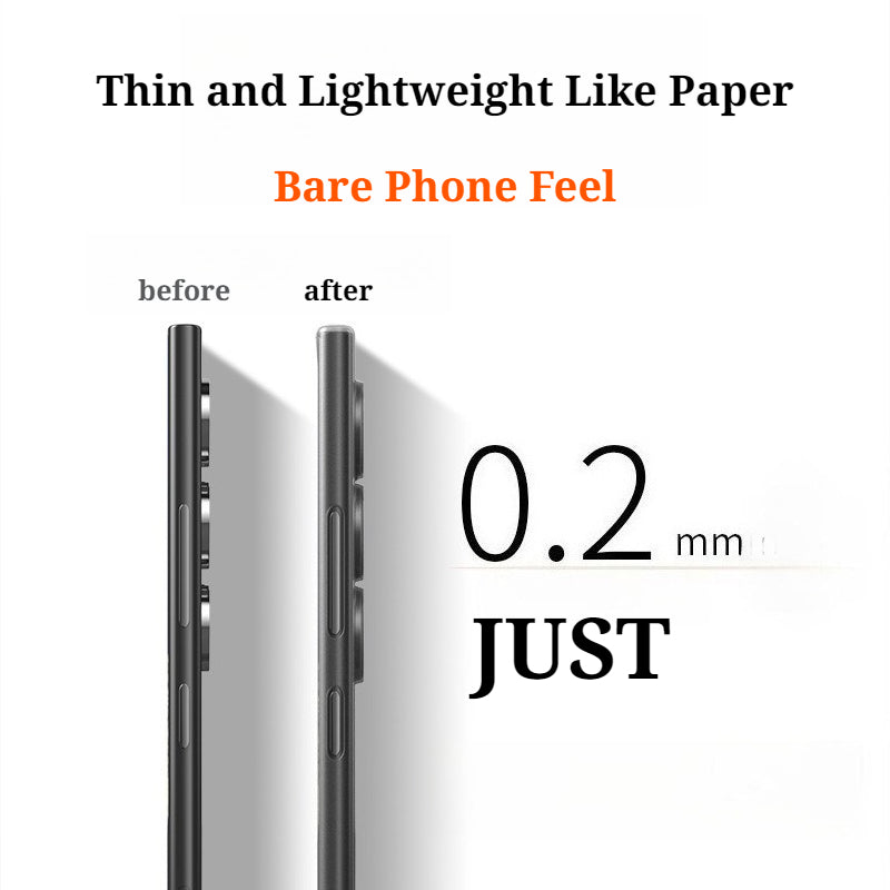 Premium Matte Ultra-Thin Non-Yellowing Phone Case for Samsung