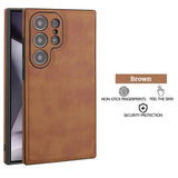 Vintage PU Leather Shockproof Case for Samsung