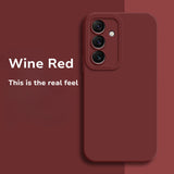 Liquid Silicone Silky Smooth Classic Phone Case for Samsung