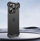 Luxury Shockproof Aluminum Alloy Borderless Phone Case For iPhone