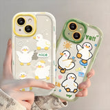 Cut Cat Aninal Silicone Soft Phone Case for iPhone