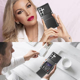 Flip Card Slot Shockproof Hard Case for Samsung
