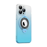Gradient Color Magnetic Bracket Phone Case For iPhone