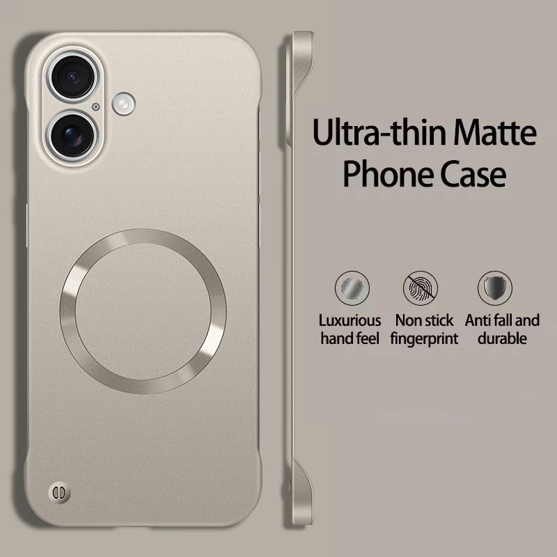 Luxury Ultrathin Magnetic Frameless Case For iPhone