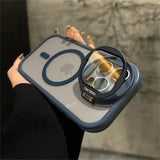 Magnetic Camera Protection Flip Stand Phone Case for iPhone