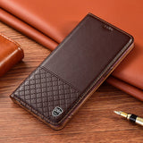 Business Genuine Leather Flip Card Slot Case for iPhone