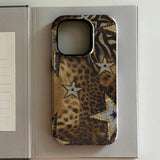 luxury Polka Dots Double-layer Phone Case for iPhone