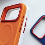 Diamond pattern magnetic case for iPhone