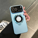 Magnetic Camera Protection With Stand Phone Case For IPhone