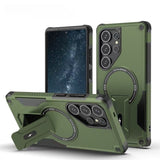 Concealed Stand Magnetic with Strap Phone Case for Samsung