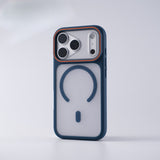 New Skin-Feel Frosted Magnetic Large Window Phone Case for IPhone