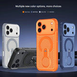 Cooling Ring Kickstand Magnetic Case for iPhone