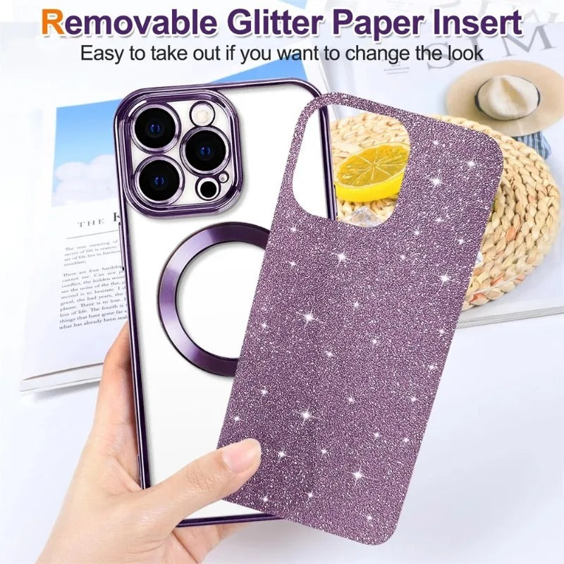 Electroplate With Lens Protector Phone Case For iPhone