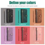 Retro Card-Slot Wallet Crossbody Leather Case for iPhone