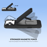 Tech Fabric Card Holder Magnetic Shockproof Case for iPhone
