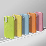 Summer Dopamine Colourway Breathable  Magnetic Case for iPhone