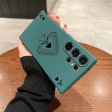 Poker Pattern Silicone Soft Phone Case For Samsung