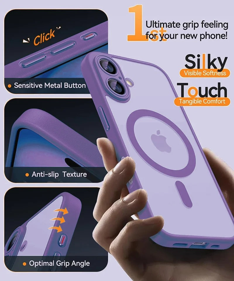 Magnetic Luxury Armor Shockproof Case For iPhone