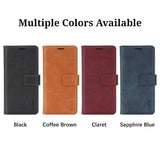 2 In 1 Wireless Charging Card Slot Flip Leather Case for Samsung