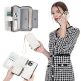 Card Holder Wallet Anti-Fingerprint Leather Case for iPhone