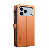 RFID Blocking Card Holder Lanyard Leather Case for iPhone