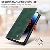 Leather Flip Wallet Case For iPhone