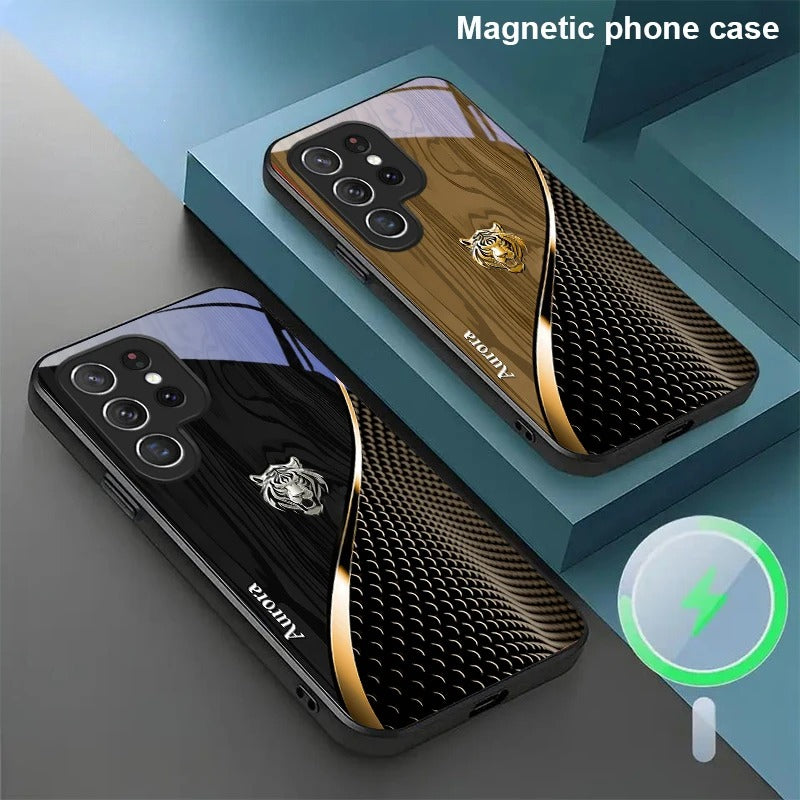 Golden Tiger Magnetic Phone Cases for Samsung