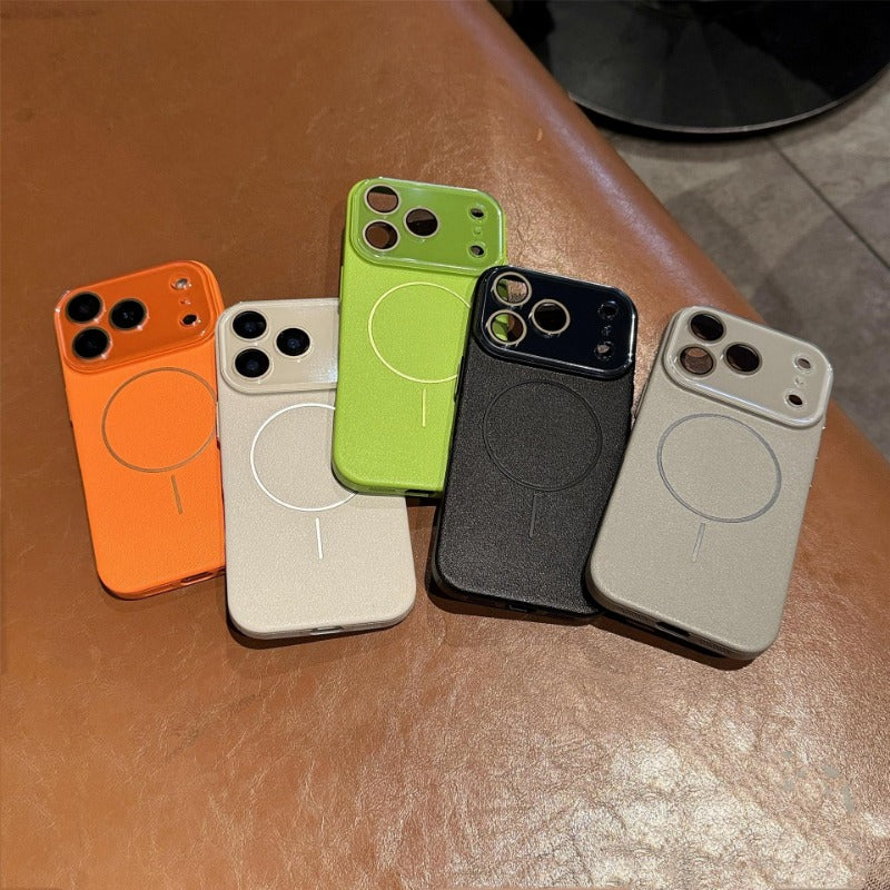 Anti-Slip Textured Skin-Feel Fine Magnetic Phone Case for IPhone