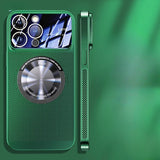 Hollow heat dissipation mesh magnetic Case For iPhone
