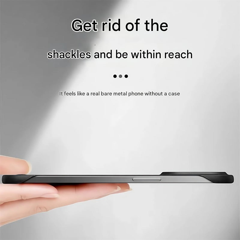 Ultra Thin Minimalist Borderless Phone Case For iPhone