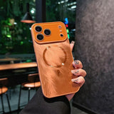 Colorful Feather Pattern Frosted Electroplated Phone Case for IPhone