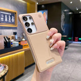 Ultra-thin Borderless Aromatherapy Leather Phone Case for Samsung