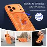 Cooling Ring Kickstand Magnetic Case for iPhone