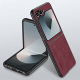 Matte Anti-Slip Full Shockproof Leather Case for Samsung Z Flip