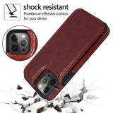 Luxury Retro Card Slots Flip Wallet Leather Case For iPhone