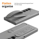 Wrist Strap & S Pen Slot Kickstand Shockproof Case for Samsung Z Fold