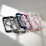 New Matte Clear Magnetic Phone Case for iPhone