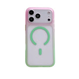 Acrylic Clear Two‑Tone Magnetic Case for iPhone
